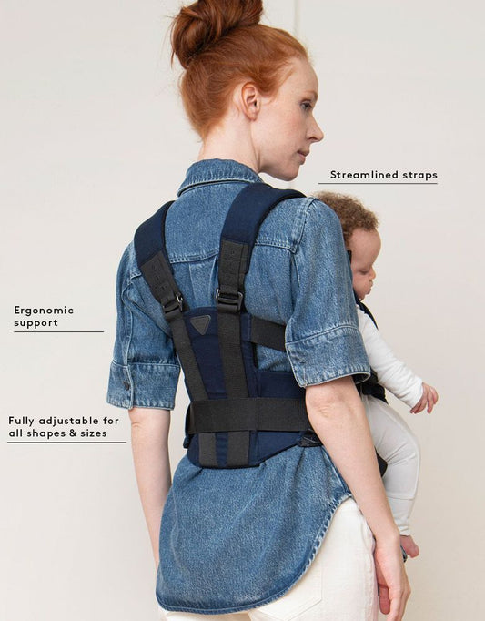 Baby Seraphine CARIPOD™ The CARIPOD™ Baby Carrier - Navy Cotton Canvas