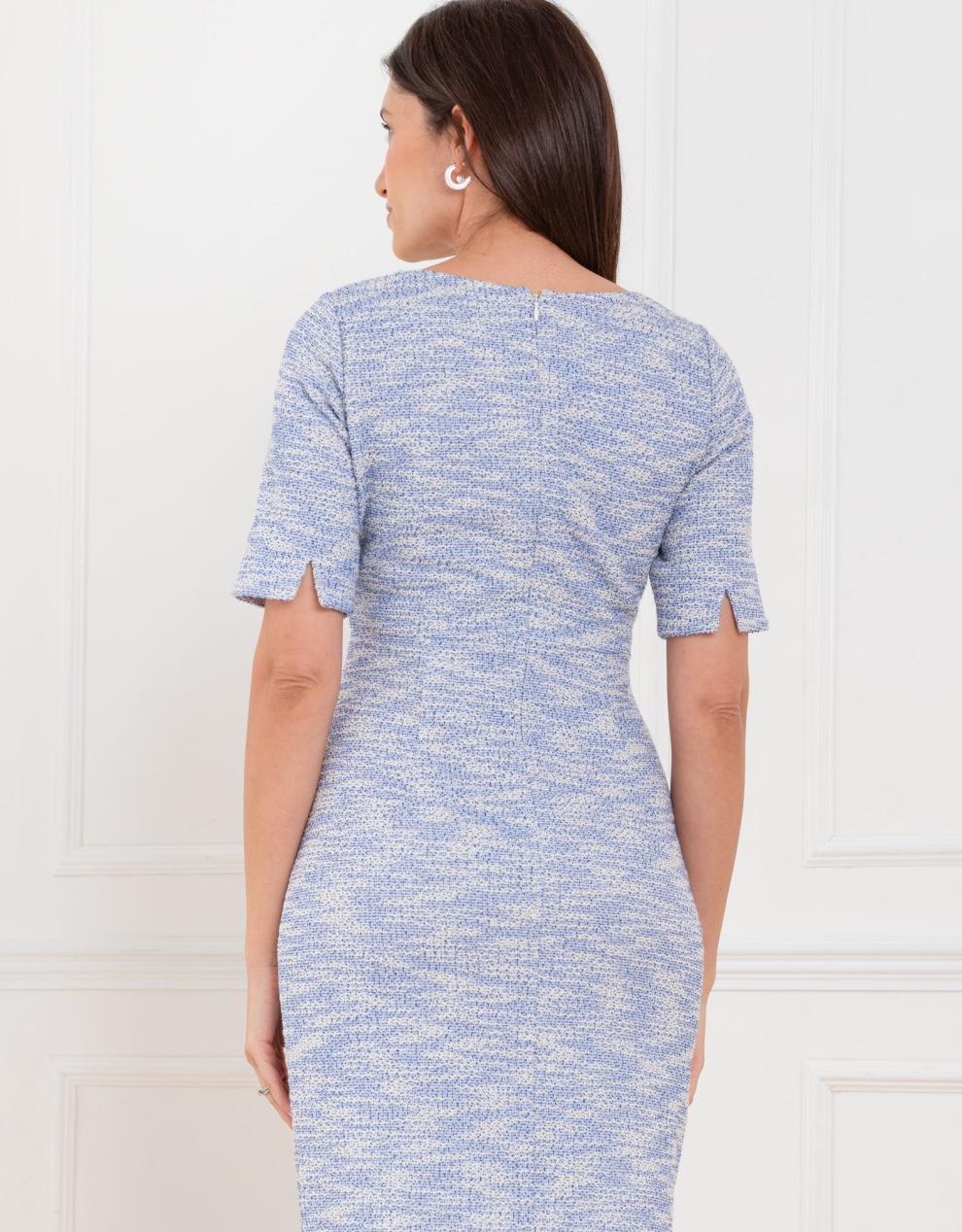 Women Seraphine Co-ords Tweed Midi Maternity Dress Seraphine