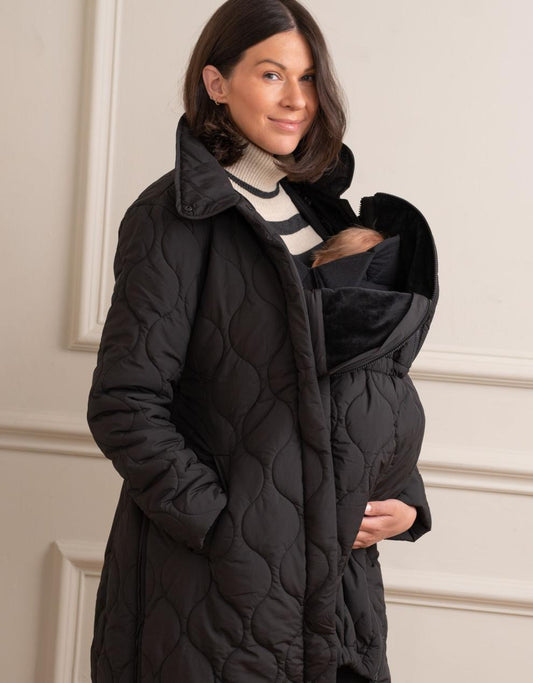 Women Seraphine Coats & Jackets Quilted 3 In 1 Maternity & Babywearing Coat