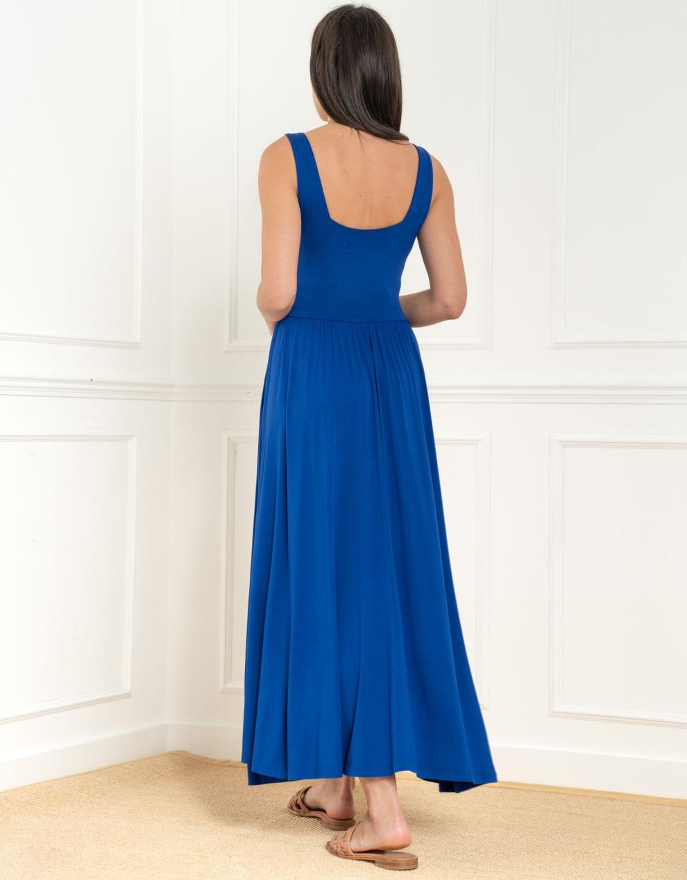 Women Seraphine Dresses Jersey Bamboo Strap Midi Maternity Dress