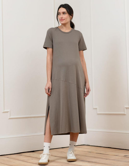 Women Seraphine Formal Dresses Cotton Modal T-Shirt Maternity Dress