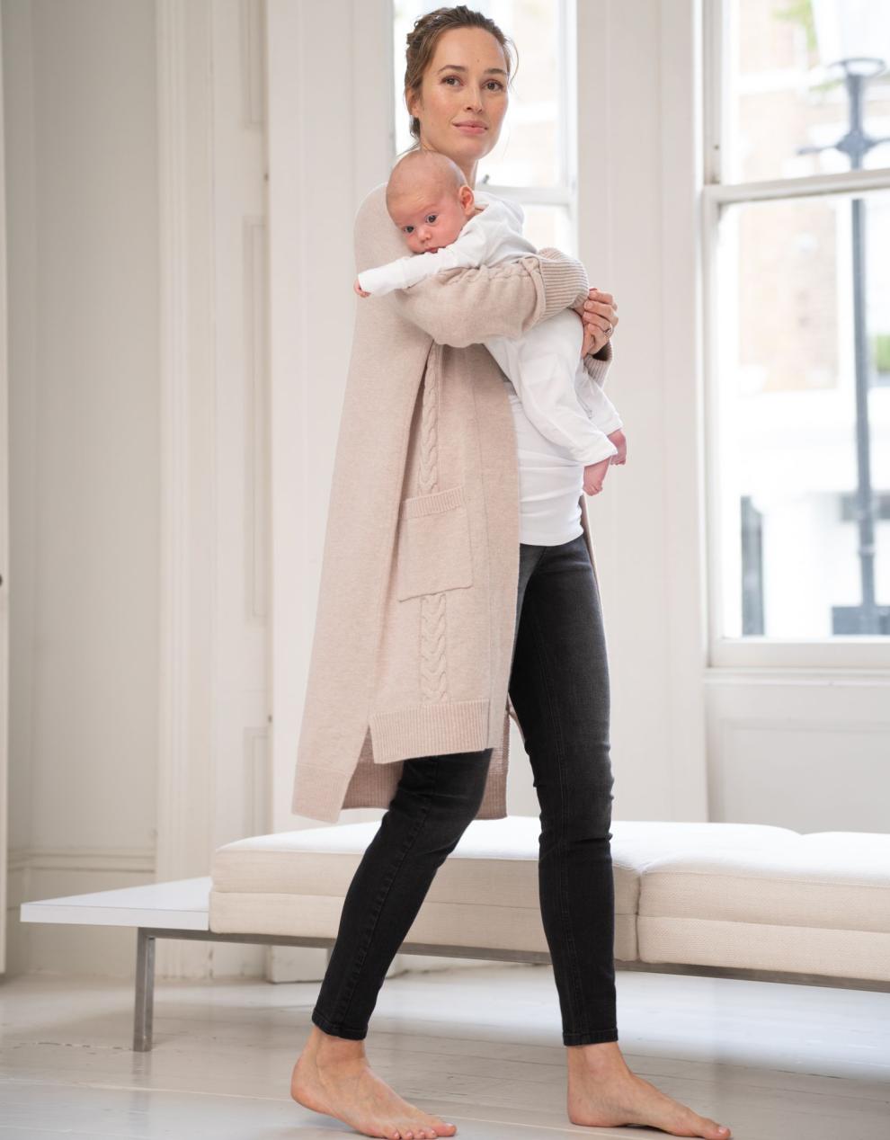 Women Seraphine Jeans Organic Black Post Maternity Shaping Jeans