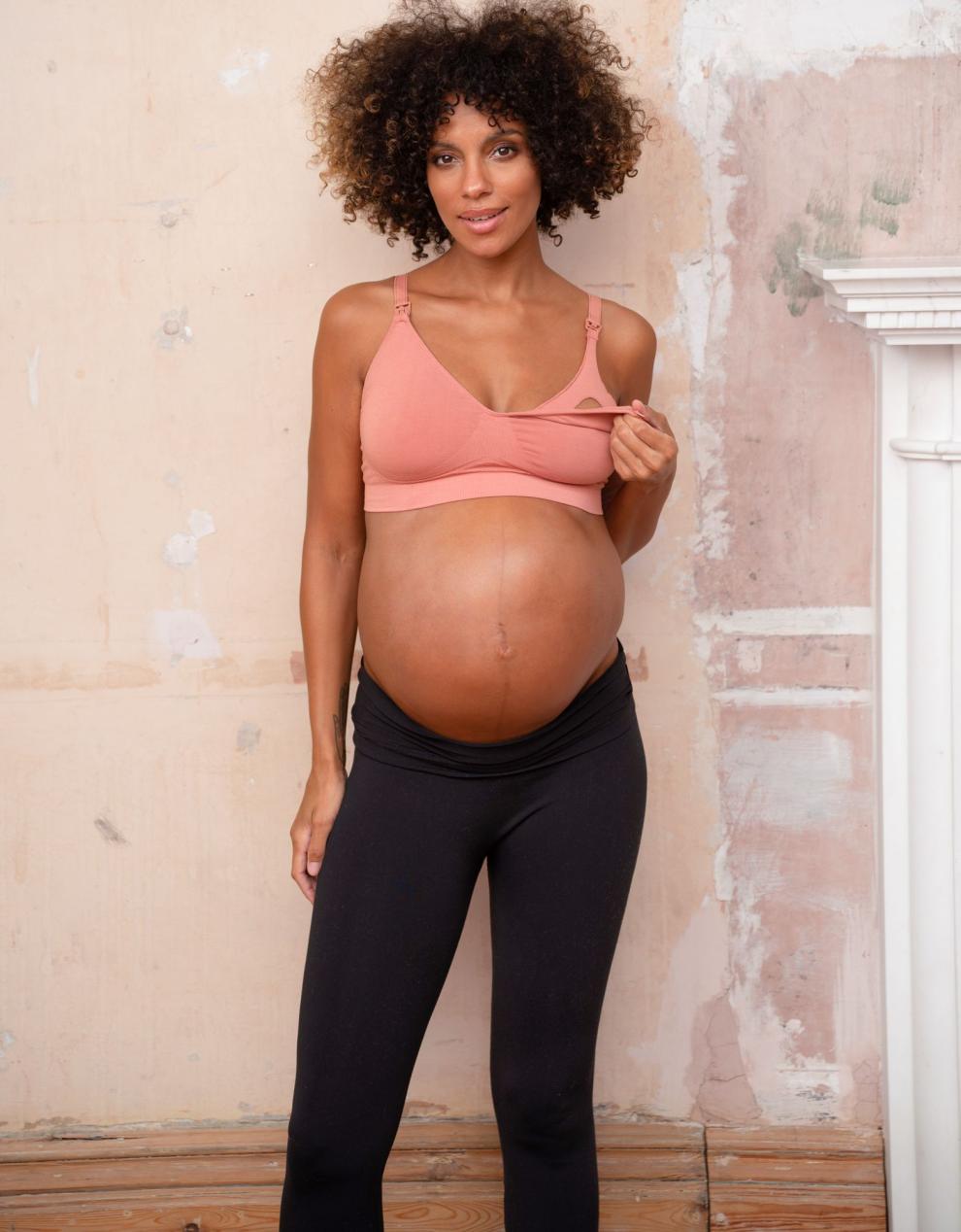Women Seraphine Kits & Sets Twin Pack Bamboo Nursing Bras – Terracotta & Black