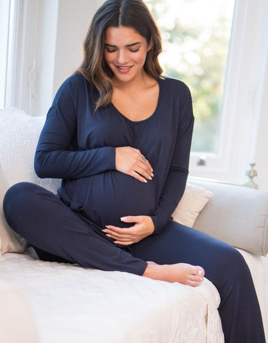 Women Seraphine Sleepwear Bamboo Lounge Maternity & Nursing Pyjamas
