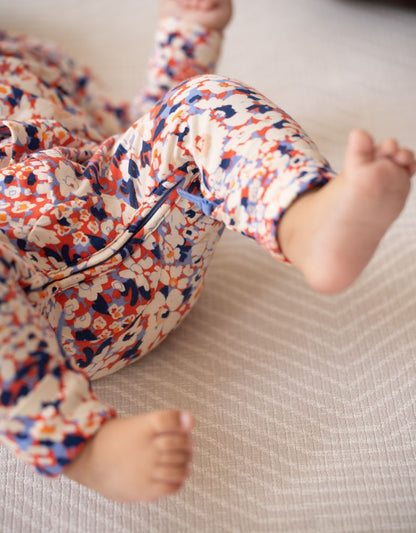 Baby Seraphine Baby Clothes Easy Zip Organic Cotton Sleepsuit – Floral