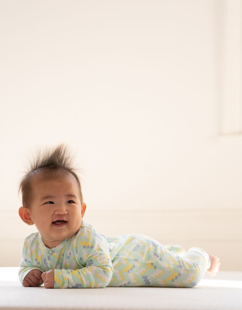 Baby Seraphine Baby Clothes Easy Zip Organic Cotton Sleepsuit – Mint
