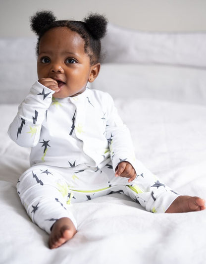 Baby Seraphine Baby Clothes Easy Zip Organic Cotton Sleepsuit – Stars