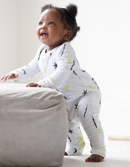 Baby Seraphine Baby Clothes Easy Zip Organic Cotton Sleepsuit – Stars