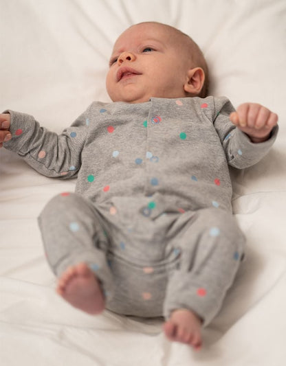 Baby Seraphine Baby Clothes Spot Print Mama & Mini Maternity To Nursing Nightdress Set – Grey