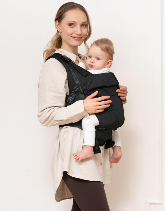 Baby Seraphine CARIPOD™ The CARIPOD™ Baby Carrier - Black Cotton Canvas
