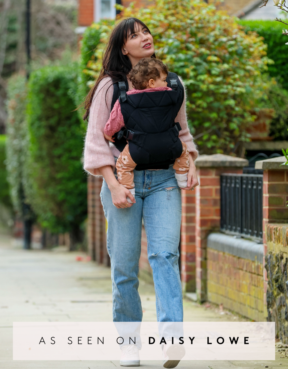 Baby Seraphine CARIPOD™ The CARIPOD™ Baby Carrier - Black Cotton Canvas