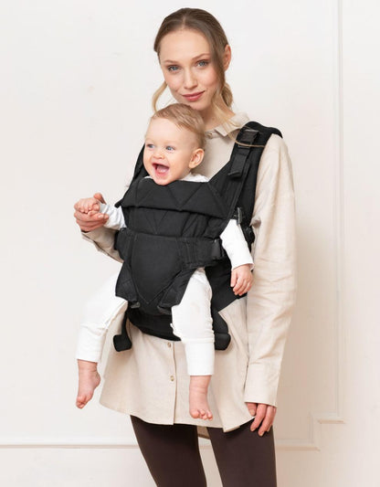 Baby Seraphine CARIPOD™ The CARIPOD™ Baby Carrier - Black Cotton Canvas