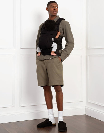 Baby Seraphine CARIPOD™ The CARIPOD™ Baby Carrier - Black Cotton Canvas