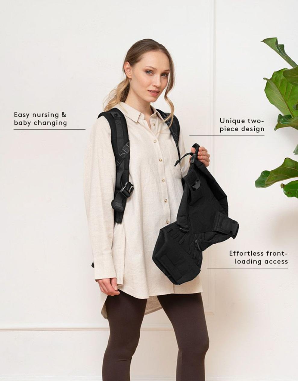 Baby Seraphine CARIPOD™ The CARIPOD™ Baby Carrier – Grey Marl Jersey