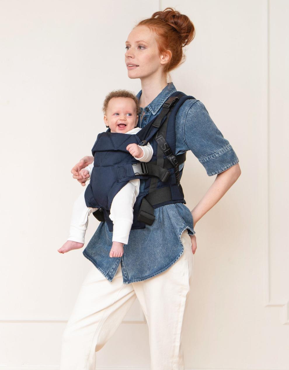 Baby Seraphine CARIPOD™ The CARIPOD™ Baby Carrier - Navy Cotton Canvas