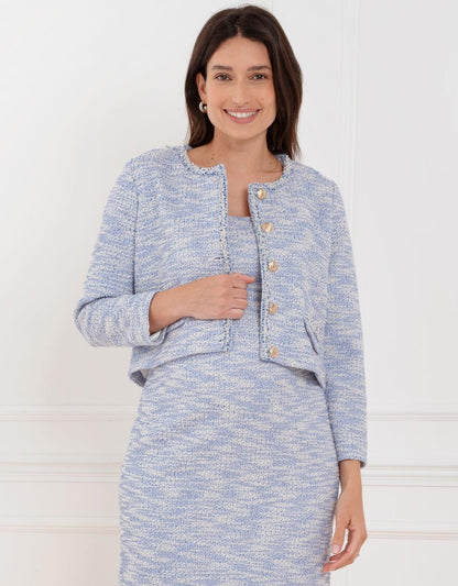 Women Seraphine Co-ords Cropped Tweed Jacket