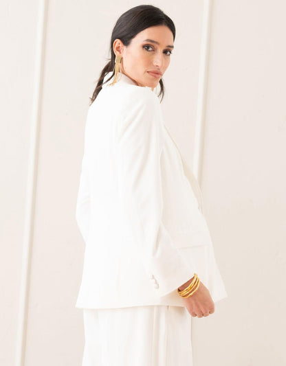 Women Seraphine Co-ords Single-Breasted Tuxedo Maternity-To-Nursing Blazer