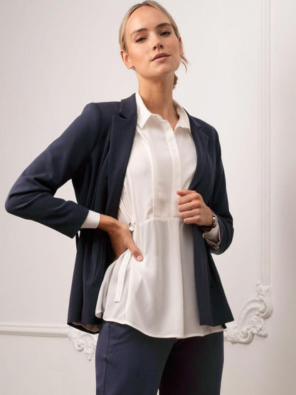 Women Seraphine Co-ords Tailored Navy Maternity Blazer