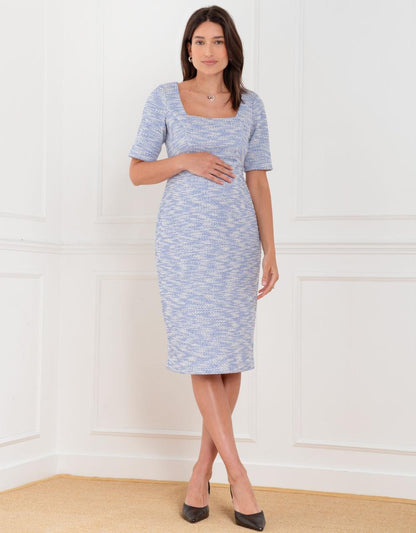 Women Seraphine Co-ords Tweed Midi Maternity Dress Seraphine