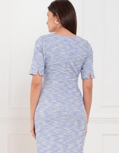 Women Seraphine Co-ords Tweed Midi Maternity Dress Seraphine