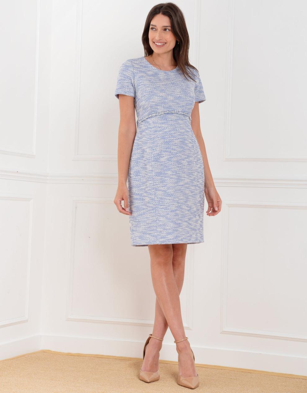 Women Seraphine Co-ords Tweed Mini Maternity Dress Seraphine