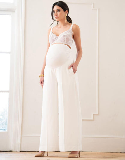 Women Seraphine Co-ords Wide Leg Over Bump Trousers Maternity-To-Nursing