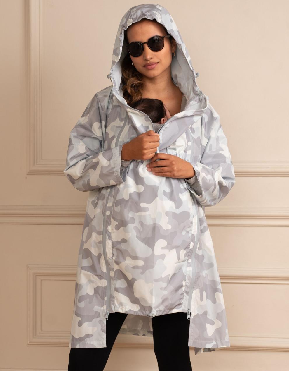 Women Seraphine Coats & Jackets 3 In 1 Waterproof Maternity & Babywearing Packaway Jacket