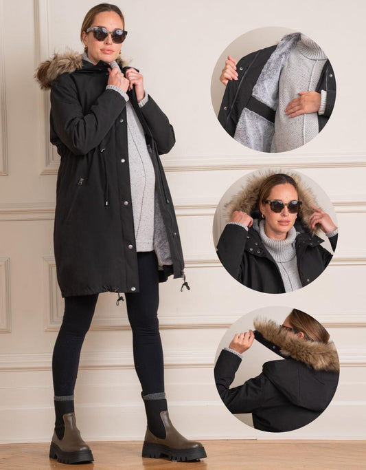 Women Seraphine Coats & Jackets 3 In 1 Winter Maternity Parka