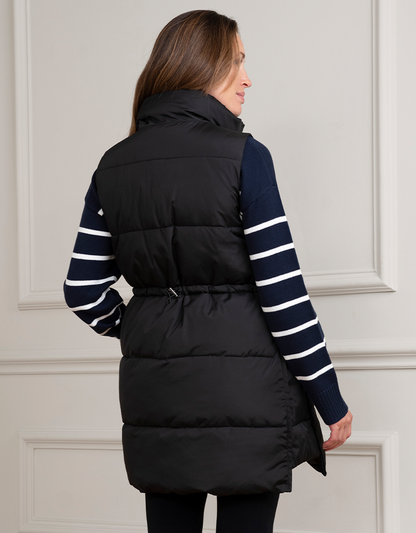 Women Seraphine Coats & Jackets Black 3 In 1 Maternity & Babywearing Vest