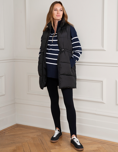 Women Seraphine Coats & Jackets Black 3 In 1 Maternity & Babywearing Vest