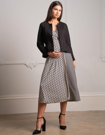 Women Seraphine Coats & Jackets Black Peplum Maternity Jacket