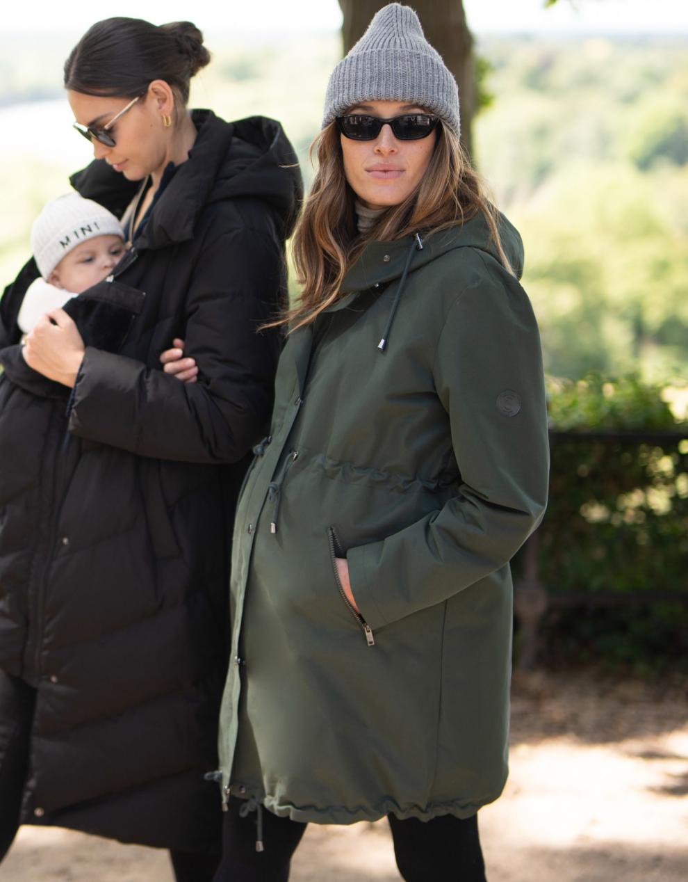 Women Seraphine Coats & Jackets Khaki Sub-Zero 3 In 1 Maternity Parka