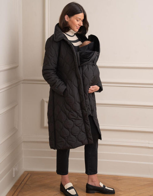 Women Seraphine Coats & Jackets Quilted 3 In 1 Maternity & Babywearing Coat