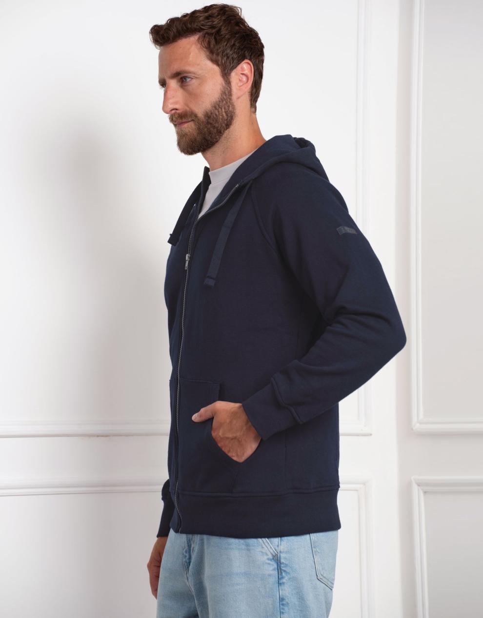 Women Seraphine Coats & Jackets Navy Blue Men's Babywearing Hoodie