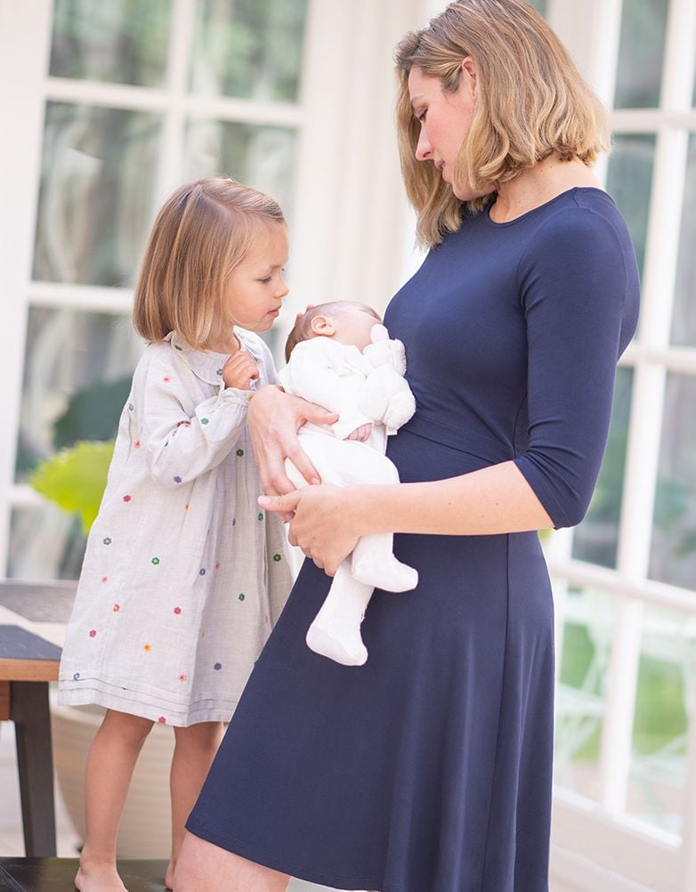 Women Seraphine Dresses Maternity & Nursing Dresses – Twin Pack