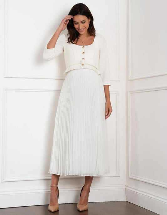 Women Seraphine Dresses Midi Length Jacket-Style Dress