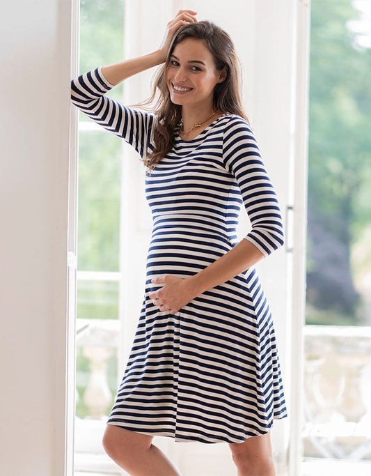 Women Seraphine Dresses Nautical Nursing Dress