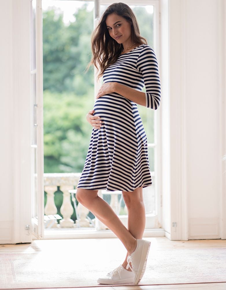 Women Seraphine Dresses Nautical Nursing Dress