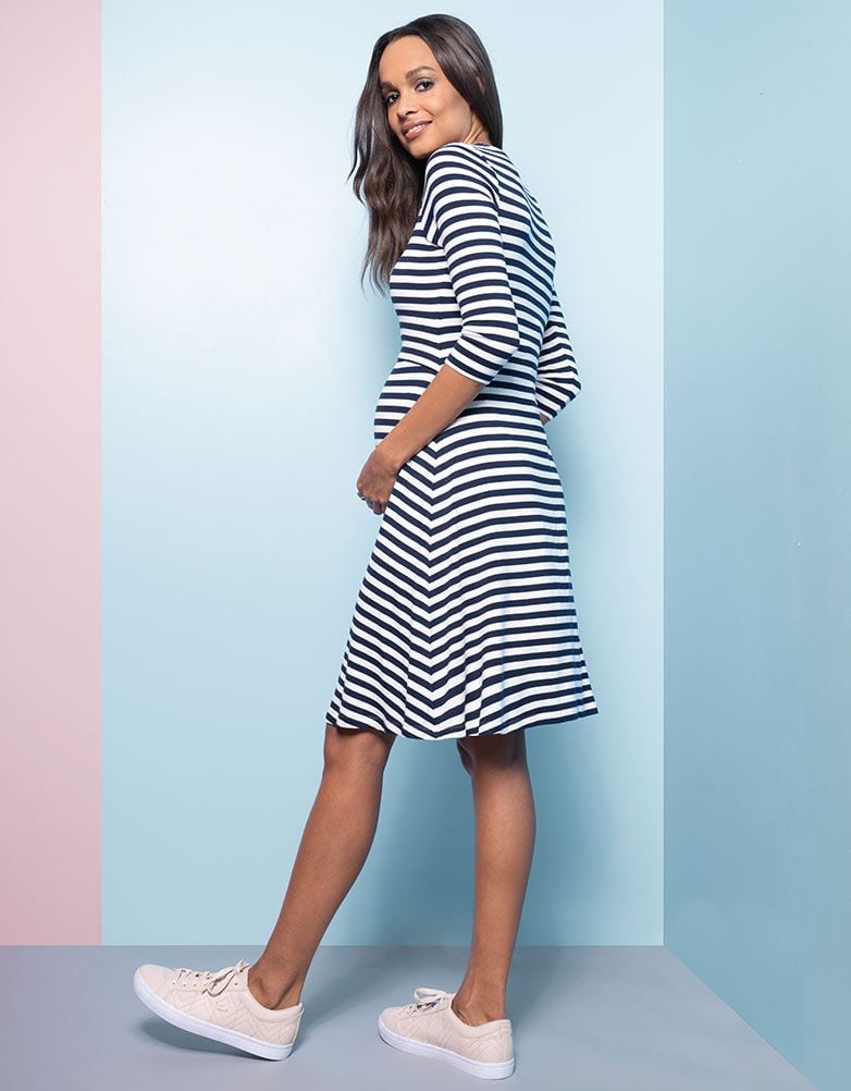 Women Seraphine Dresses Nautical Nursing Dress