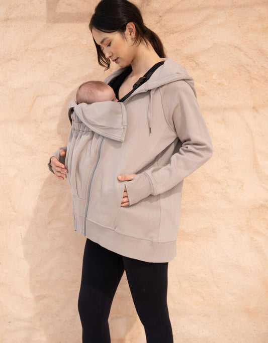 Women Seraphine Essentials 3 In 1 Relaxed Fit Maternity Hoodie
