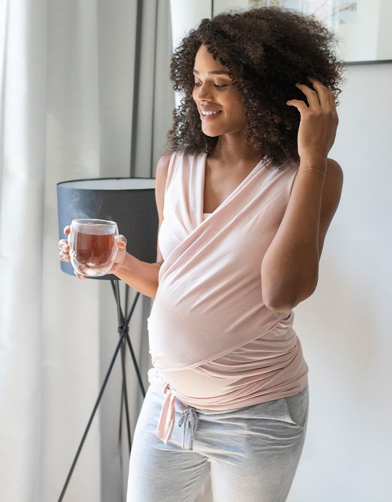 Women Seraphine Essentials Blush Cotton Skin To Skin Top