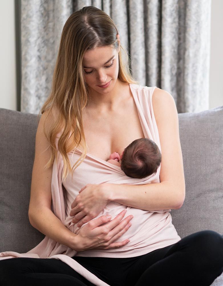 Women Seraphine Essentials Blush Cotton Skin To Skin Top