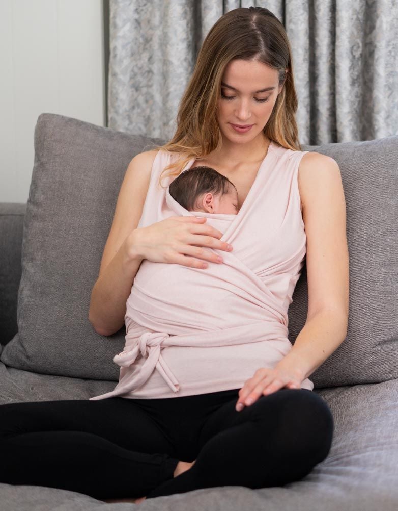 Women Seraphine Essentials Blush Cotton Skin To Skin Top