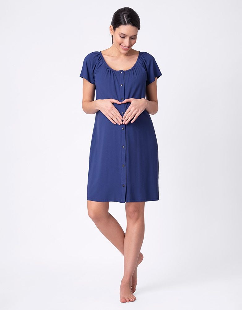 Women Seraphine Essentials Maternity Hospital Bag Birthing Nightie UK
