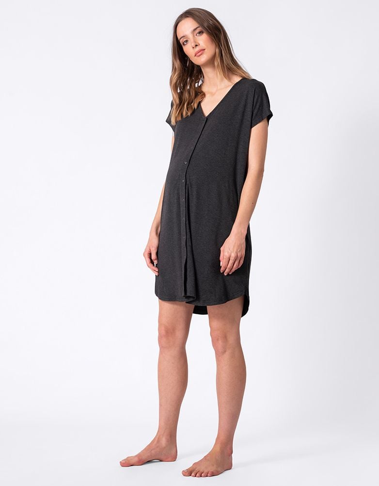 Women Seraphine Essentials Maternity Hospital Bag Labor Gown In Organic Cotton US
