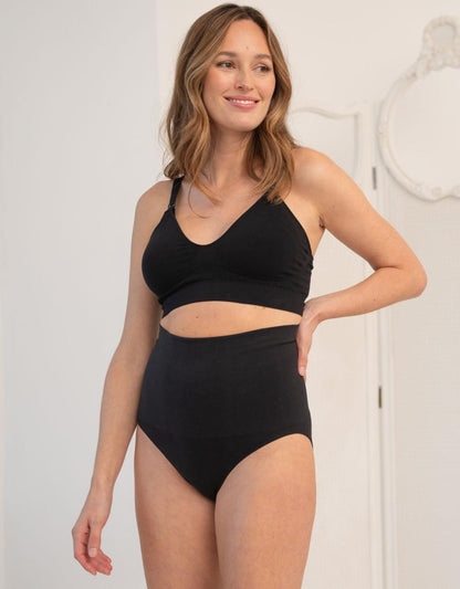 Women Seraphine Essentials Twin Pack Post Maternity Shaping Briefs – Black