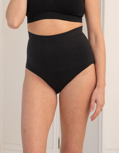 Women Seraphine Essentials Twin Pack Post Maternity Shaping Briefs – Black