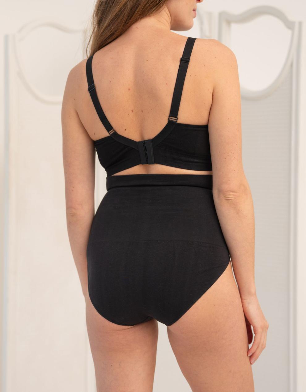 Women Seraphine Essentials Twin Pack Post Maternity Shaping Briefs – Black