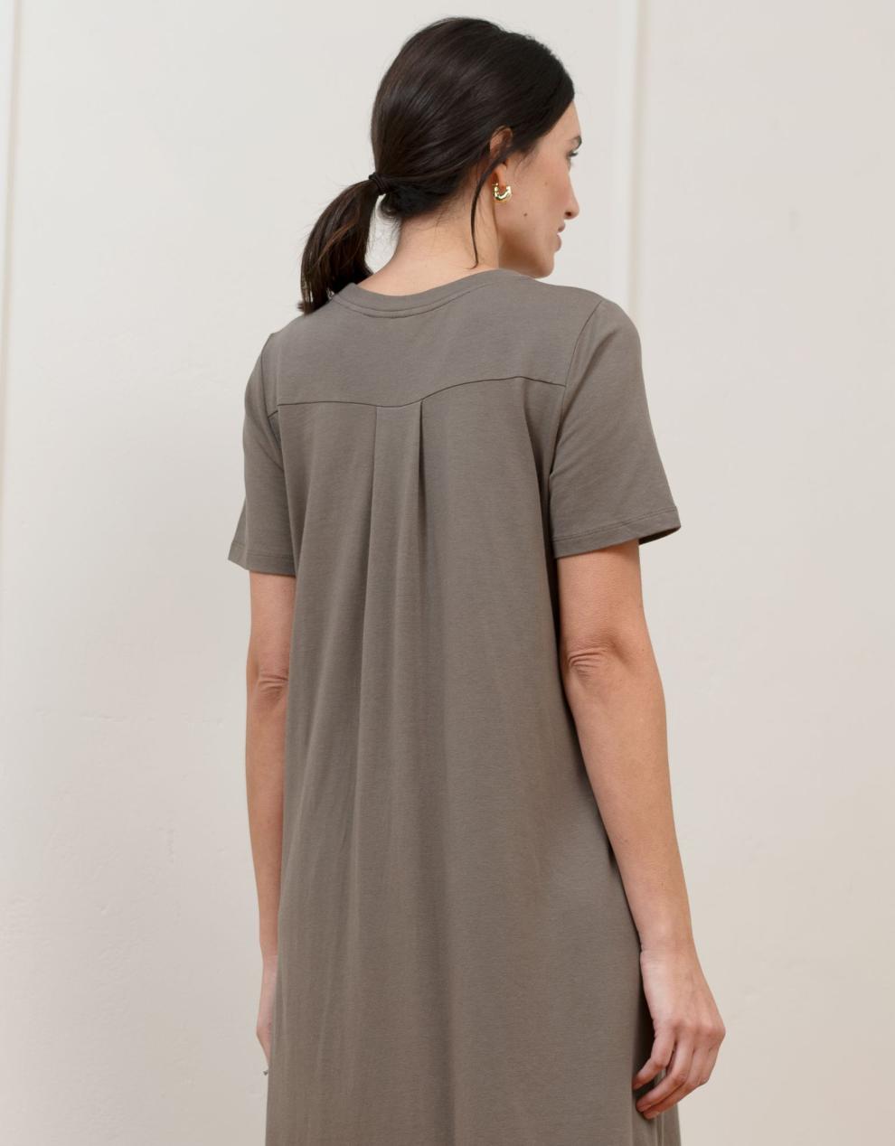 Women Seraphine Formal Dresses Cotton Modal T-Shirt Maternity Dress