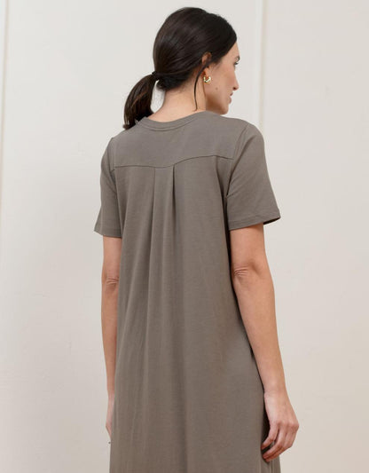 Women Seraphine Formal Dresses Cotton Modal T-Shirt Maternity Dress